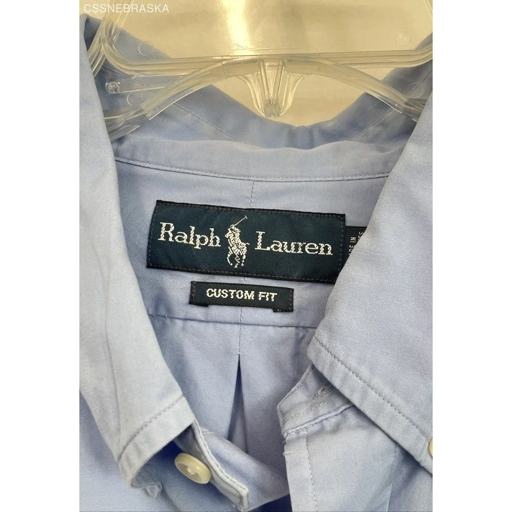 Polo Ralph‎ Lauren Blue long-sleeve button-down shirt. - Size XXL